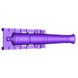 cannon_complete_flat.stl Naval Cannon