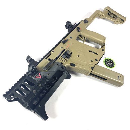 KSC/KWA KRISS Vector GBBロングマガジンTAN② KWA KRISS VECTOR GBB用 49連ロングマガジン TAN
