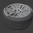 r1.JPG GTCO JDM Style Wheel, brake and Tire for diecast and RC model 1/64 1/43 1/24 1/18 1/10....