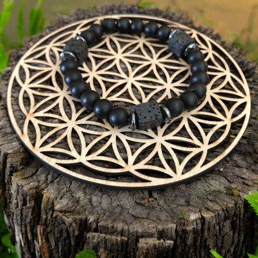 🪵 laser cut wooden flower of life, jewelry, digital file svg, dxf
