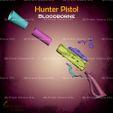 6.jpg Hunter Pistol Cosplay Bloodborne - STL File 3D print model