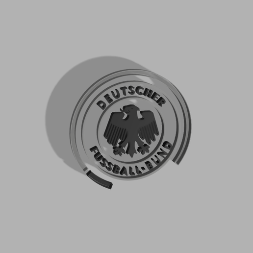 DFB-Logo-Cover-SchwarzGrau.png German Football Association, DFB, logo, crest, national team, Germany, Germany