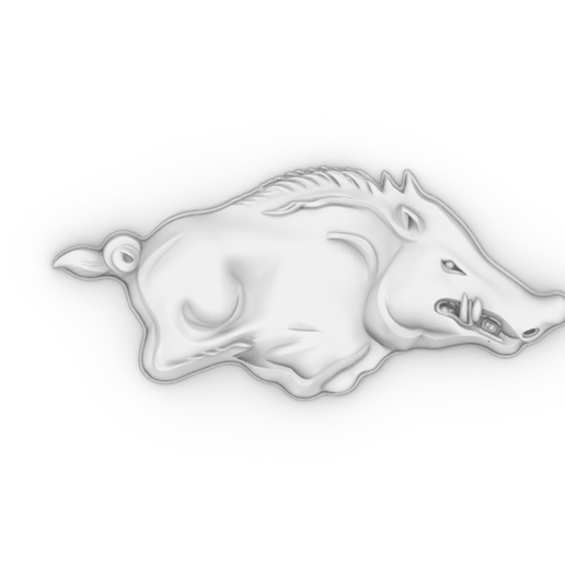 Charging Wild Boar – Creative Relief Car Decal