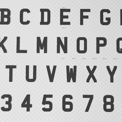 Screenshot-43.png STL-Datei UK Autokennzeichen Nummern und Buchstaben・Modell zum Herunterladen und 3D-Drucken