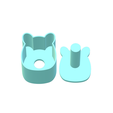 1.png Cat Squish Cake Pop Mold | Digital Download STL File