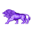 LION FILL 3D.stl lion statue full 3d