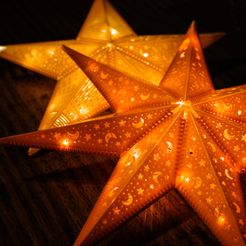 A.jpg STL file Christmas Star Light・3D print model to download