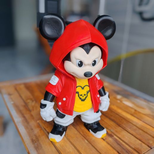 🐁 Mickey Mouse urban vibes Fan art (no ams-multiparts/3mf)・ 3MF