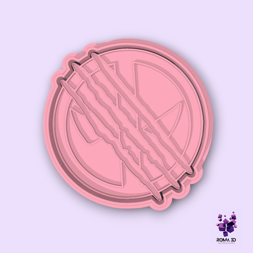 Emporte-pièce Imprimé En 3D X-Men Marvel - Neuf - Pour Biscuits Fondants