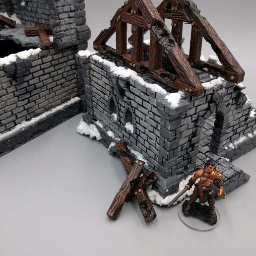Ulvheim Building - Trusses and Ruins - 3D model önizlemesi
