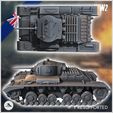 4.jpg Valentine Mark Mk. II infantry tank - UK United WW2 Kingdom British England Army Western Front Normandy Africa Bulge WWII D-Day