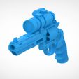 032.jpg Smith & Wesson Model 629 Performance Center from the movie Escape from L.A. 1996 1:10 scale 3d print model