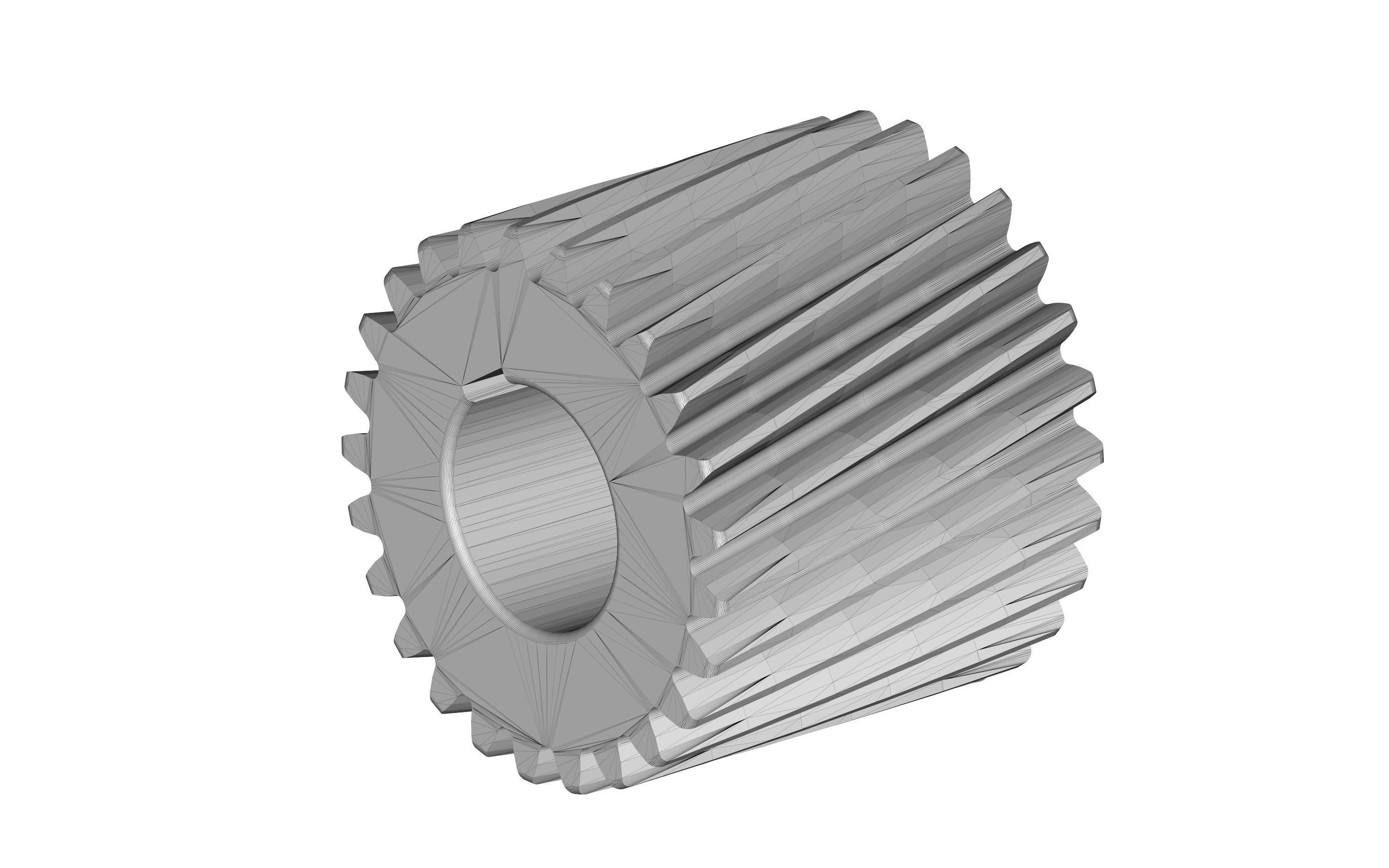 STL file Helical gear・3D printer design to download・Cults