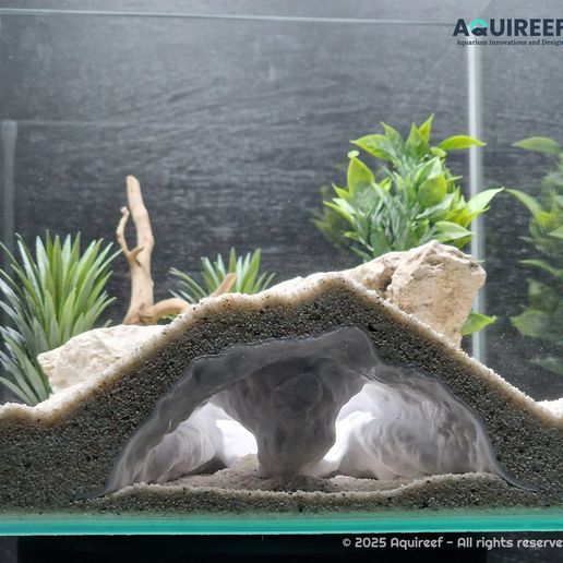 3D-printed-aquarium-cave-fish-hideout-pleco-cave-shrimp-shelter-fish-breeding-cave-betta-hideout-rep.jpg Unique Aquarium & Terrarium Elephant Nose Tunnel Cave | 3D Printable Fish Tank and Terrarium Decor | Fish, Reptile, Gecko and Snake Shelter STL