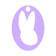 bunny10.stl Easter bunnies earrings