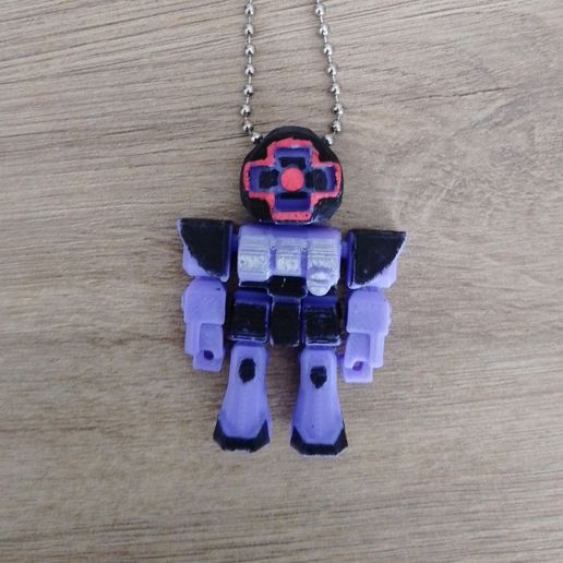 🗝️ Rick Dom - Articulated print-in-place keychain from
