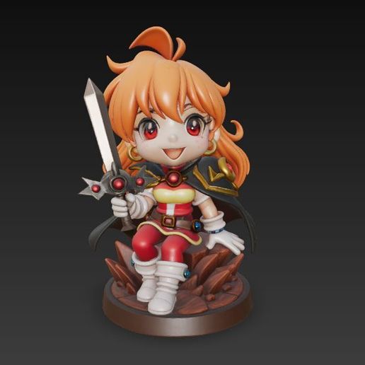 👩‍🦰 Lina inverse・ STL File for 3D printing・Cults