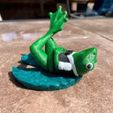 froggy_3.jpg Бесплатный STL файл Mr J Pond: Froggy on a Lilypad・Модель для загрузки и 3D-печати