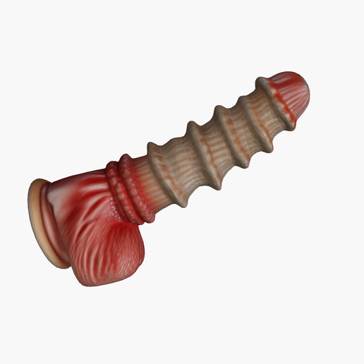 Gerippter Riesen-Dildo STL Datei fr 3D-DruckCults