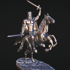 caballero-montando-un-caballo.png Medieval knight riding a horse