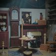 Miniature-Early-1900-Room-18.jpg MINIATURE CRATE BOX | Witch's Room Miniature Furniture Collection