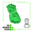 KING-3-COOKIE-CUTTER.png STL file THREE KINGS COOKIES CUTTERS 2/ REYES MAGOS CORTANTES GALLETAS・Model to download and 3D print, THEDREAM3DDESIGN