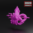 untitled.png Trident Squid Hair Clip