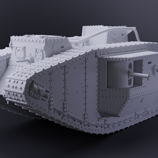 Mark V male 1/35 1/72 3D model