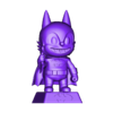labubu batman 2 - on stand.obj 2 Cute Batman Labubu style figure