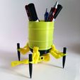 f1.jpg Free STL file Pen Crawler・3D printer model to download