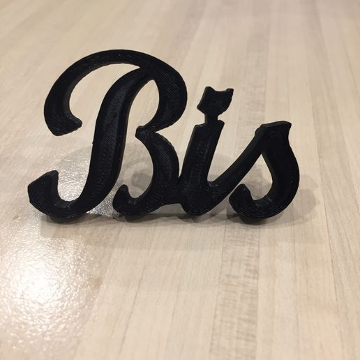 Download Stl File Bis House Number • 3d Print Object • Cults