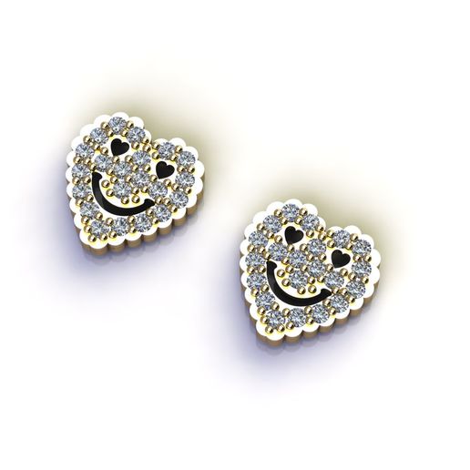 Kid Earrings  3dm with stl files 3D print model 3D model