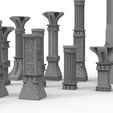 untitled.41.jpg 3D printable pillar and assorted bases for dwarf mine