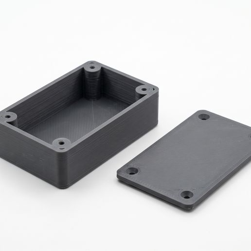 Compact Electronics Project Box & Screw Organizer (80x50x25mm) | DIY Enclosure | 3D Printable STL