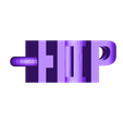 Hip Hop.stl Text Flip:  Hip - Hop