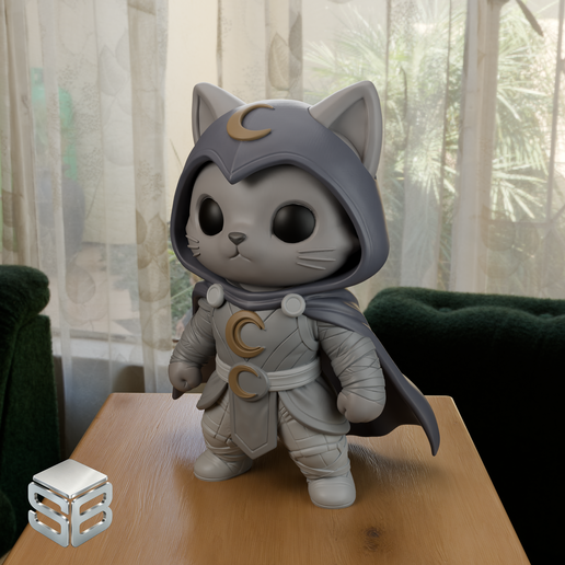 Moon Knight cat – Decorative figure [STL/3MF]