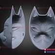 Kitsune_Fox_Mask_3d_print_model_stl_07.jpg Kitsune Fox Mask - Cosplay Costume Halloween
