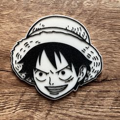 IMG_4048.jpeg One Piece Luffy Magnet (8x3mm magnets)