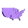 usapopulation.stl USA MAP: POPULATION-SCALED