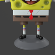 4.png Spongebob with Rainbow 3D print model