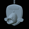 White-grouper-head-trophy-33.png fish head trophy white grouper / Epinephelus aeneus open mouth statue detailed texture for 3d printing