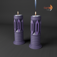 Candleholder-Gotic.png Tea light Candle Holder - Gotic