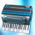 1.png Accordion MUSICAL INSTRUMENT FURNITURE AUDIO KEYBOARD STRINGS t97