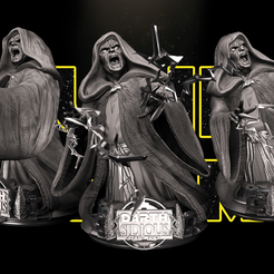1.png Archivo 3D Darth Sidious Bust - Star Wars 3D Models - Tested and Ready for 3D printing・Modelo para descargar y imprimir en 3D