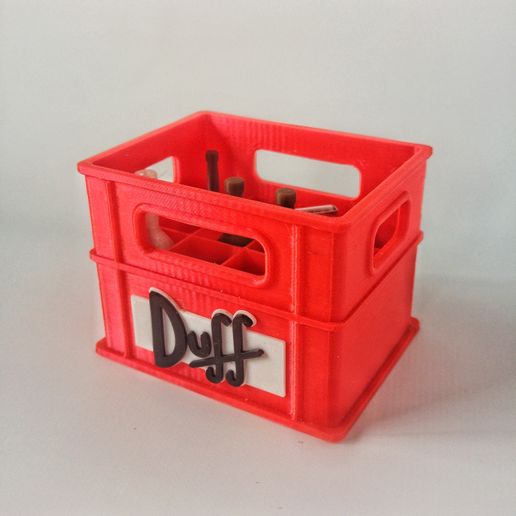 Duff beer crate 3D model
