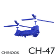 CHINOOK CH-4/7 CH-47 CHINOOK (3 IN ONE)