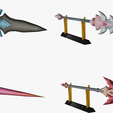 05.png 20 STYLIZED SPEAR MODELS PACK 1 - LOW POLY