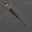 ekko-mace-arcane-league-of-legends-3d-model-for-cosplay-stl.png Ekko Mace Arcane Season 2 League of Legends weapon stl for cosplay