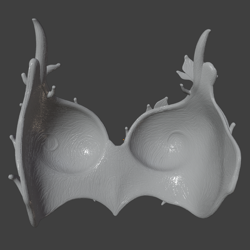 ♀️ Spriggan Female Live Wood Bra Armor・ STL File for 3D printing・Cults