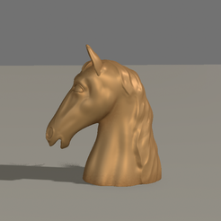IMG_0044.png STL-Datei Pferdekopf-Statue・3D-druckbare Vorlage zum herunterladen